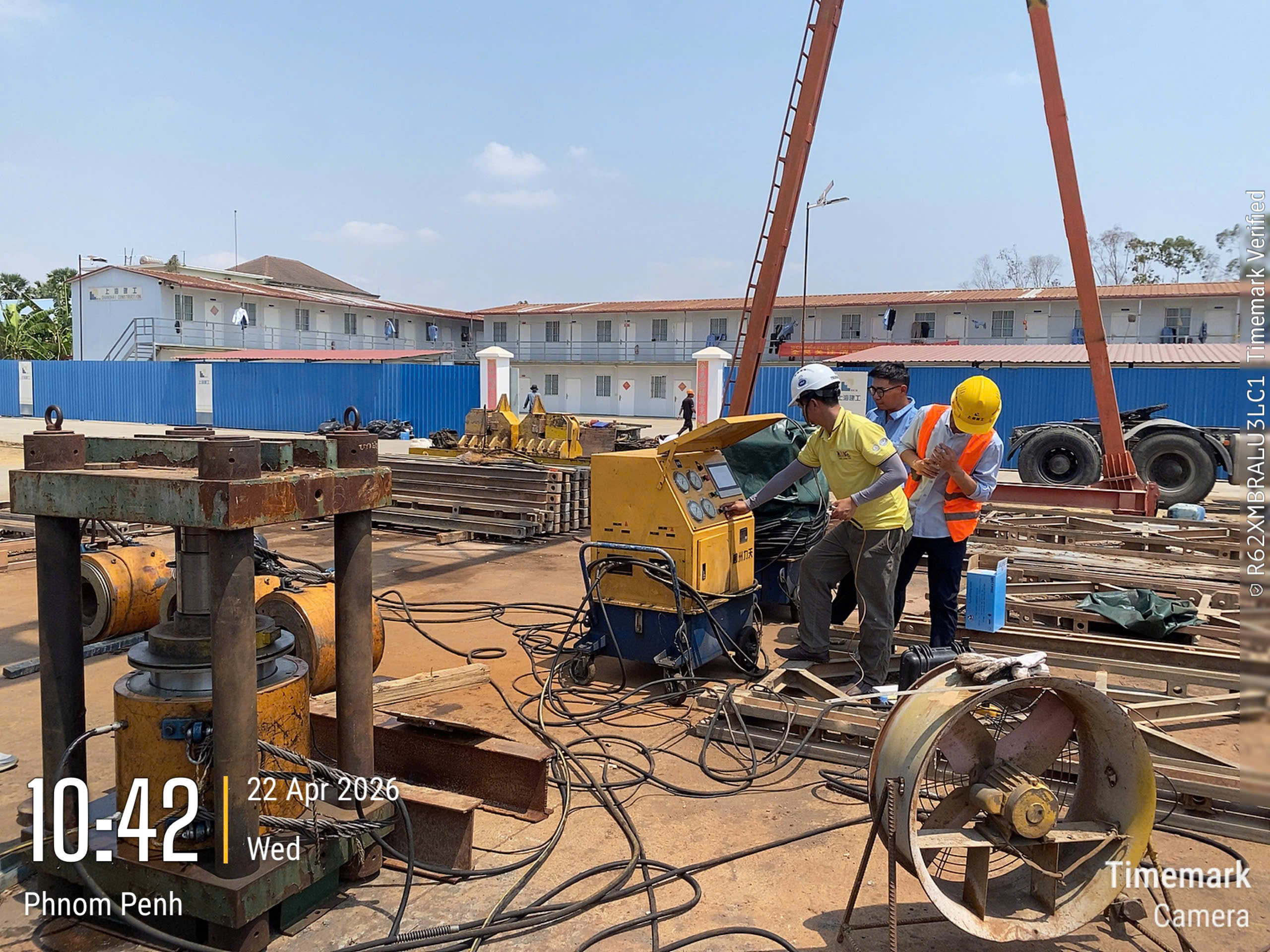 Calibration of Post Tension Hydraulic Jack